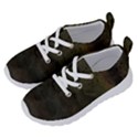 Army Green Grunge Texture Running Shoes View2