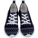 Boho Navy Teal Violet Stripes Women s Lightweight Sports Shoes View1