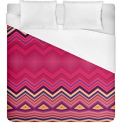 Boho Aztec Stripes Rose Pink Duvet Cover (king Size) by SpinnyChairDesigns