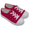 Boho Aztec Stripes Rose Pink Kids  Low Top Canvas Sneakers View3