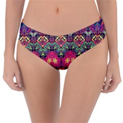 Boho Colorful Pattern Reversible Classic Bikini Bottoms by SpinnyChairDesigns