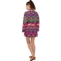 Boho Colorful Pattern Long Sleeve Kimono View2