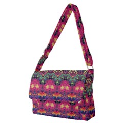 Boho Colorful Pattern Full Print Messenger Bag (m) by SpinnyChairDesigns