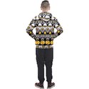 Boho Black White Yellow Men s Pullover Hoodie View2