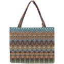 Boho Earth Colors Pattern Mini Tote Bag View1