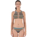 Boho Earth Colors Pattern Perfectly Cut Out Bikini Set View1