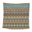 Boho Earth Colors Pattern Square Tapestry (Large) View1