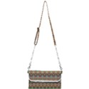 Boho Earth Colors Pattern Mini Crossbody Handbag View1