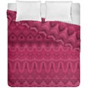 Boho Rose Pink Duvet Cover Double Side (California King Size) View1