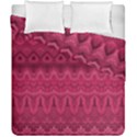 Boho Rose Pink Duvet Cover Double Side (California King Size) View2