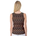 Boho Brown Gold Women s Basketball Tank Top View2