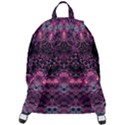 Boho Magenta Black Pattern The Plain Backpack View3