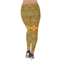 Boho Old Gold Pattern Velvet Leggings View2