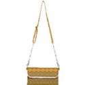 Boho Old Gold Pattern Mini Crossbody Handbag View1