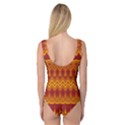 Boho Red Gold Pattern Princess Tank Leotard  View2