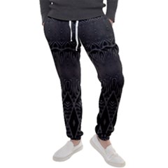 Boho Black Diamonds Men s Jogger Sweatpants by SpinnyChairDesigns