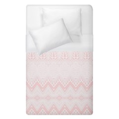 Boho Pastel Pink Pattern Duvet Cover (Single Size)