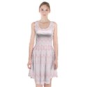 Boho Pastel Pink Pattern Racerback Midi Dress View1