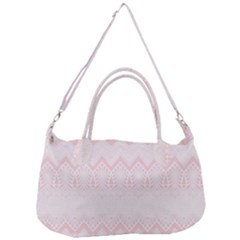 Boho Pastel Pink Pattern Removal Strap Handbag by SpinnyChairDesigns