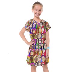 432sisters Kids  Drop Waist Dress by Kritter