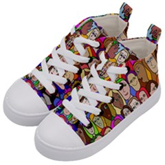 432sisters Kids  Mid-top Canvas Sneakers