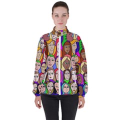 432sisters Women s High Neck Windbreaker