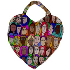 432sisters Giant Heart Shaped Tote