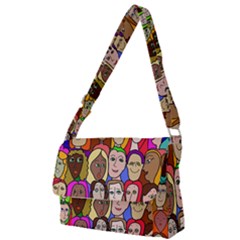 432sisters Full Print Messenger Bag (s) by Kritter