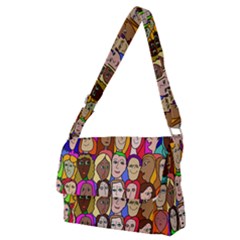 432sisters Full Print Messenger Bag (m) by Kritter