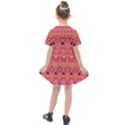 Boho Pink Pattern Kids  Sailor Dress View2