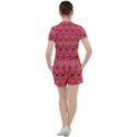 Boho Pink Pattern Women s Tee and Shorts Set View2