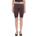 Boho Chocolate Brown Yoga Cropped Leggings View1