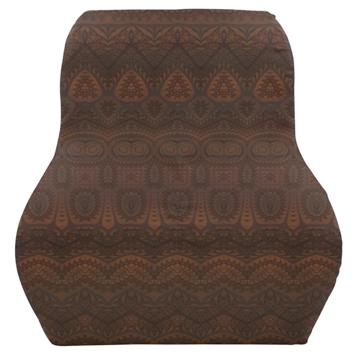 Boho Chocolate Brown Car Seat Back Cushion 