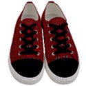 Boho Red Black Grey Men s Low Top Canvas Sneakers View1