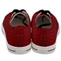 Boho Red Black Grey Men s Low Top Canvas Sneakers View4