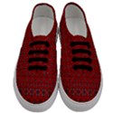 Boho Red Black Grey Men s Classic Low Top Sneakers View1