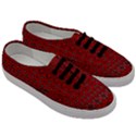 Boho Red Black Grey Men s Classic Low Top Sneakers View3