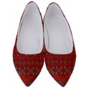 Boho Red Black Grey Women s Low Heels View1