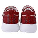 Boho Red Black Grey Women s Velcro Strap Shoes View4