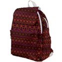 Boho Floral Pattern Top Flap Backpack View1