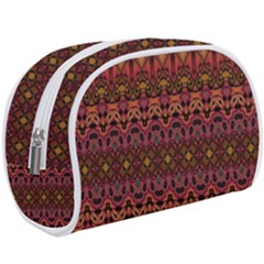 Boho Floral Pattern Makeup Case (large)