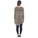 Boho Khaki  Long Sleeve Tunic  View2