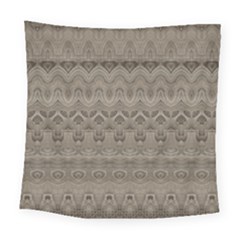 Boho Khaki  Square Tapestry (large)