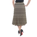 Boho Khaki  Midi Mermaid Skirt View2