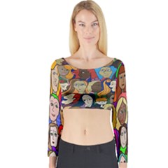 Sisters2020 Long Sleeve Crop Top by Kritter