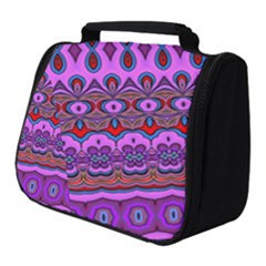 Boho Magenta Pattern Full Print Travel Pouch (small) by SpinnyChairDesigns