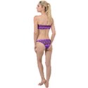 Boho Magenta Pattern Classic Bandeau Bikini Set View2