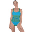 Boho Blue Green Pattern Bring Sexy Back Swimsuit View1