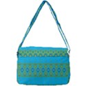 Boho Blue Green Pattern Courier Bag View3