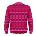 Boho Bright Pink Floral Men s Sweatshirt View2